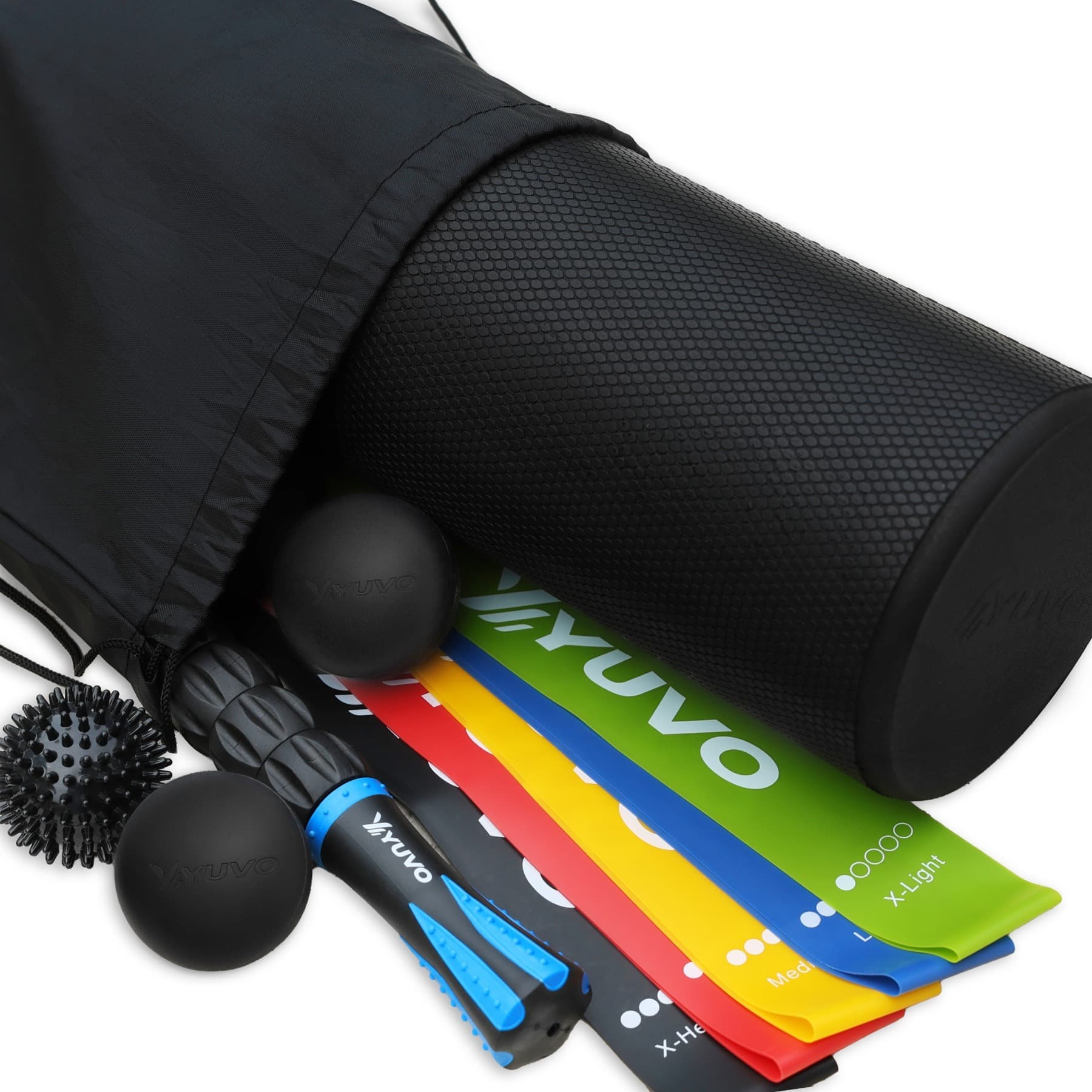 YUVO 6-in-1 Foam Roller Set