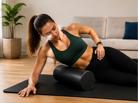 Foam Roll Lats (Both Sides)
